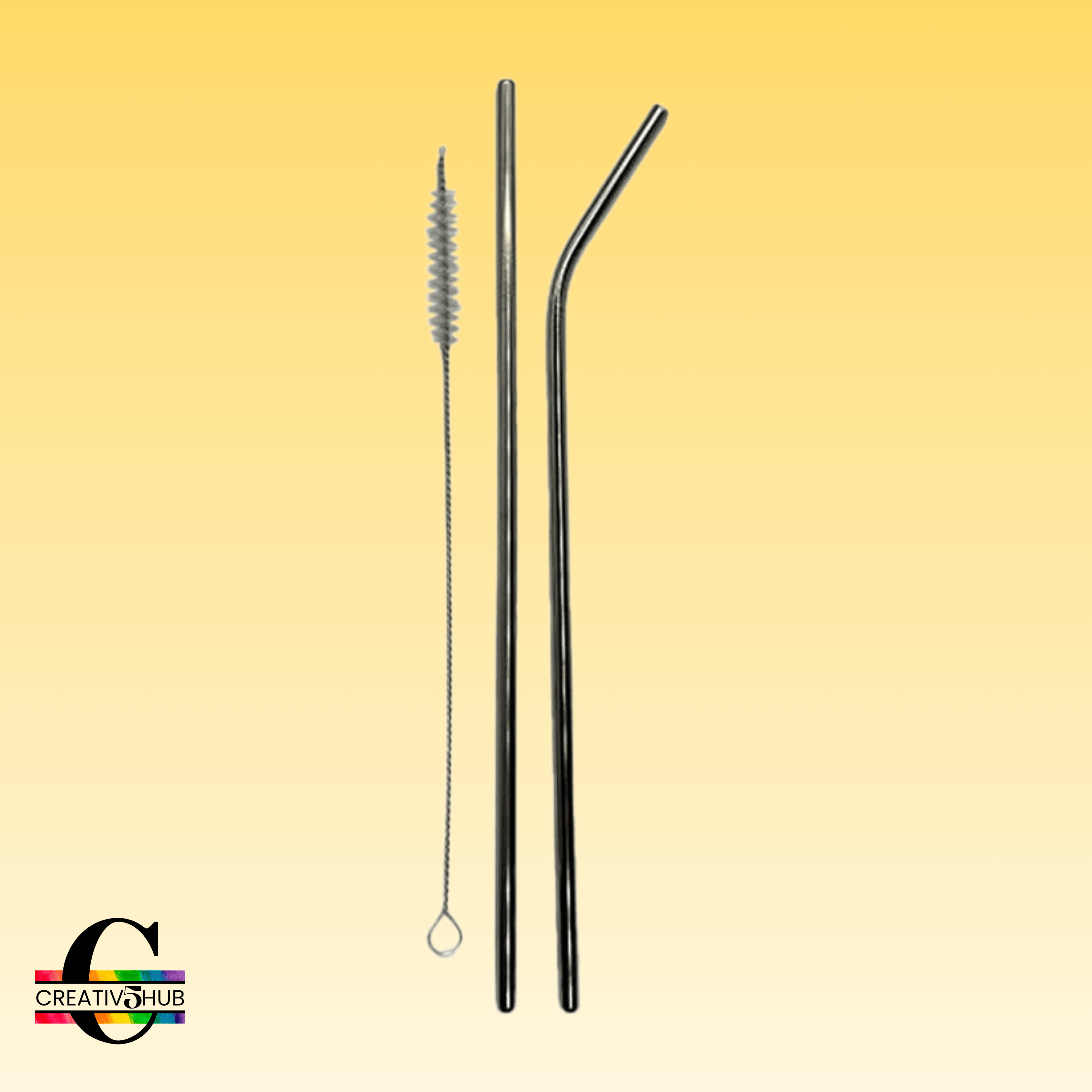 Silver Straw Set
