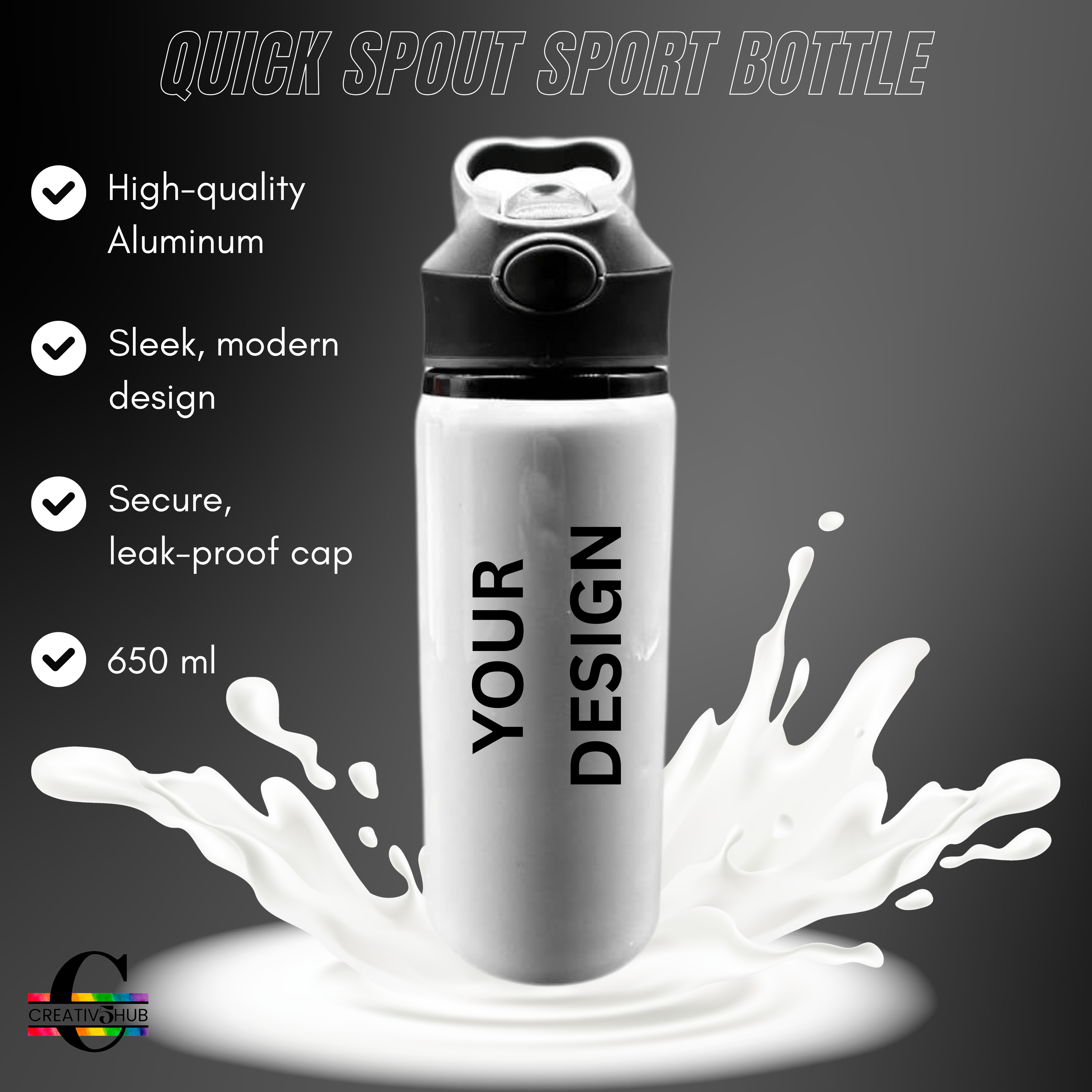 Quick Spout Sport Bottle