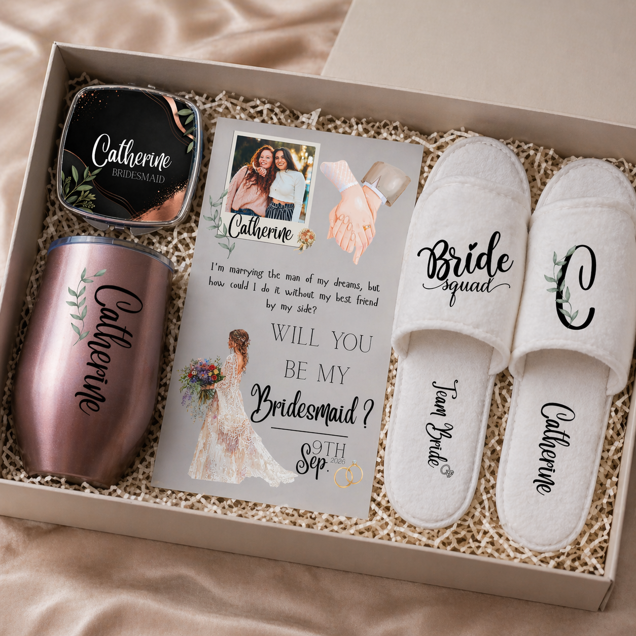 Personalized Bridesmaid Proposal Box